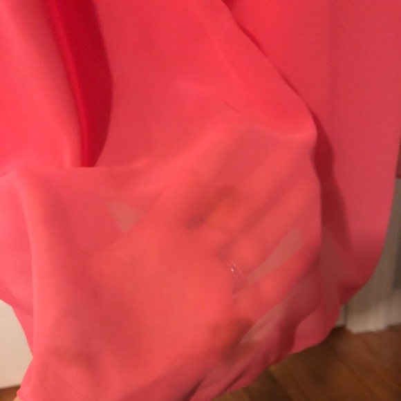 Coral One Shoulder Dress - Picture 10 of 11